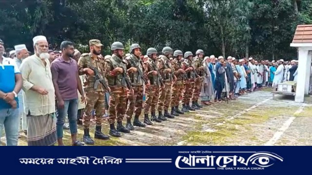 জ্বলন্ত স্বপ্নের ছাই, রাইসার দাফনে কাঁদল পুরো গ্রাম