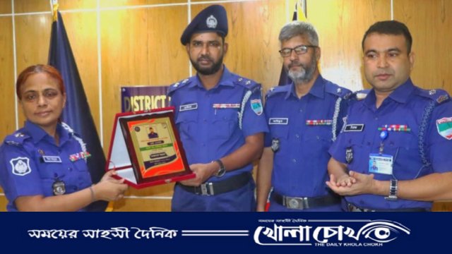 মাগুরায় শ্রেষ্ঠ পুলিশ উপ-পরিদর্শক নির্বাচিত হলেন হাফিজুর রহমান