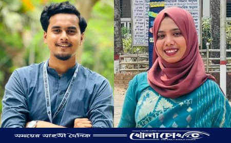 কুবি মডেল ইউনাইটেড নেশনস অ্যাসোসিয়েশনের নেতৃত্ব ইমতিয়াজ-সাদিয়া