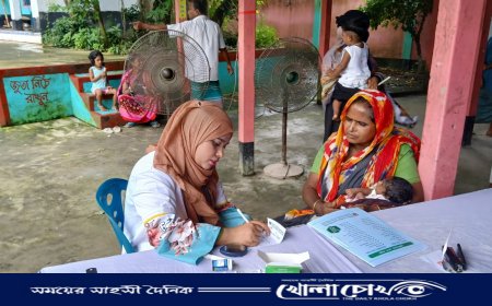 সিরাজদিখানে নিউ পিপল’স ডায়াগনস্টিকের ফ্রি মেডিকেল ক্যাম্প