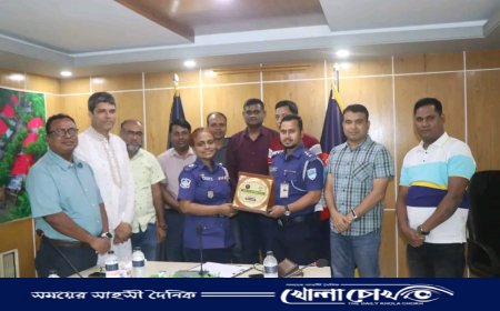 মাগুরায় সহকারী পুলিশ সুপারের বদলি জনিত বিদায় সংবর্ধনা