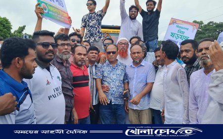 আসন পূর্ণবিন্যাসের প্রতিবাদে বিজয়নগরে চতুর্থ দিনের মতো ঢাকা–সিলেট মহাসড়ক অবরোধ