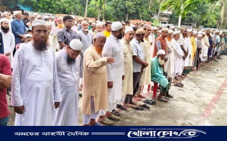 ফরিদপুরের আলফাডাঙ্গার 'বাতিঘর' শিক্ষক মুক্তার হোসেনের মৃত্যুতে শোকস্তব্ধ জনপদ