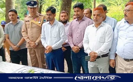 ভাঙ্গায় জুলাই গণঅভ্যুত্থানের সর্বকনিষ্ঠ শহীদ আহাদসহ দুই শহীদের কবর জিয়ারত ও শ্রদ্ধাঞ্জলি