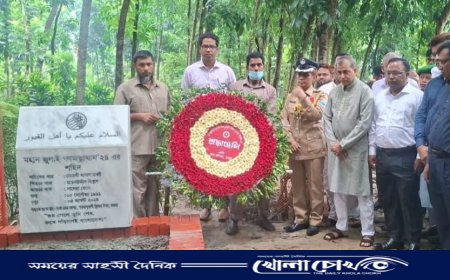শহীদ স্মরণ ও বিজয়োল্লাসে মুখর মাগুরা: জেলাজুড়ে গণঅভ্যুত্থান দিবস পালিত