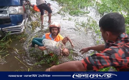 নোয়াখালীতে খালে মাইক্রোবাস পড়ে একই পরিবারের সবার মৃত্যু