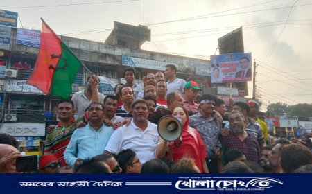 ফরিদপুরে জেলা ও মহানগর বিএনপির সমাবেশ ও বিজয় র‌্যালি অনুষ্ঠিত