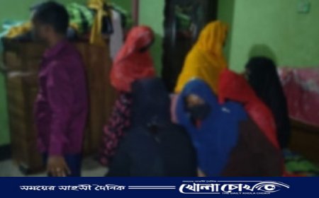 সাভারের আশুলিয়ায় বসতবাড়িতে পুলিশের অভিযান, নারীসহ আটক ১২