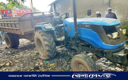 সালথায় ট্রলির চাপায় ৩ বছরের শিশু নিহত