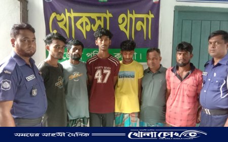 খোকসায় বিশেষ অভিযানে চুরিসহ ওয়ারেন্ট ভুক্ত  ৮ আসামি গ্রেফতার