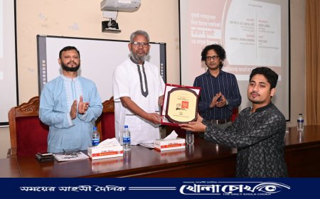 কুবির একমাত্র শহিদ আব্দুল কাইয়ুমকে মরণোত্তর সম্মাননা দিলো কুবিসাস