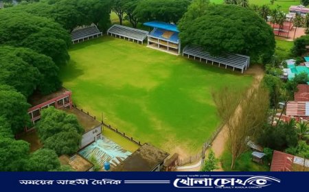 থানচিতে যাত্রা শুরু করলো উপজেলা মিনি স্টেডিয়াম