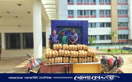 ব্রাহ্মণবাড়িয়ার বিজয়নগরে ১৭০ কেজি গাঁজাসহ মাদক ব্যবসায়ী গ্রেফতার