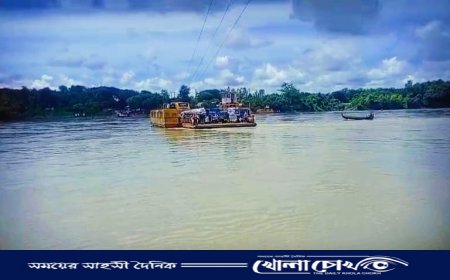 চার দিনের ভোগান্তি শেষে সচল চন্দ্রঘোনা-রাইখালী ফেরি