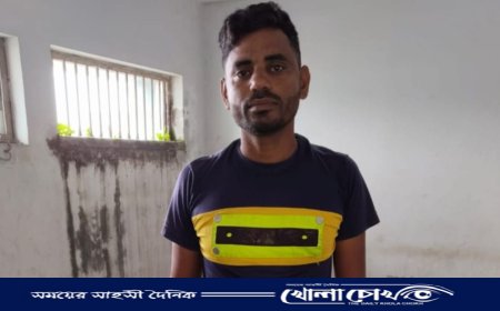 নাসিরনগরে বৃদ্ধ বাবাকে কুপিয়ে জখম, ছেলে গ্রেপ্তার