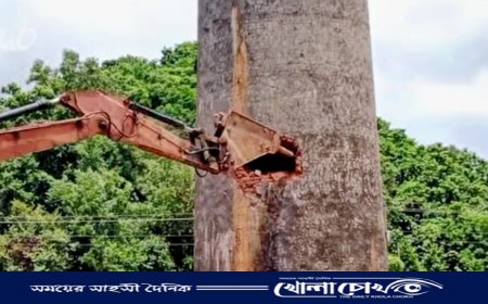 লামায় হাইকোর্টের আদেশে ৬ ইটভাটার চিমনি ধ্বংস