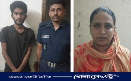 আগৈলঝাড়ায় নারী মাদক ব্যবসায়ীসহ দুইজন গ্রেপ্তার