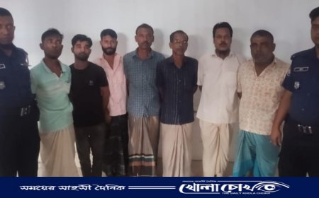 ব্রাহ্মণবাড়িয়ার নাসিরনগরে ৭ জুয়াড়ি গ্রেফতার