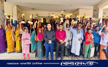 সর্বনাশা মধুমতী কেড়েছে ঘর, ভরসা হয়ে এলেন ইউএনও