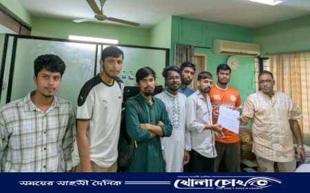 ফিটনেস সম্পন্ন বাসসহ পাঁচ দাবি কুবি শিক্ষার্থীদের