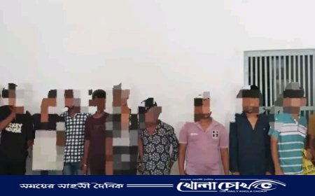 আশুলিয়ায় ডাকাতির প্রস্তুতিকালে দেশীয় অস্ত্রসহ ৯ জন ডাকাত গ্রেফতার