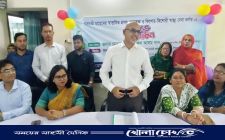 ভাণ্ডারিয়ায় স্বাভাবিক প্রসব ও কিশোর-কিশোরী সেবা কর্ণার উদ্বোধন