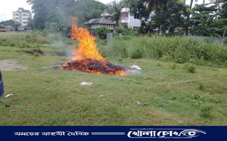 শ্রীনগরে পরিত্যক্ত ঘর থেকে ২ লাখ টাকার নিষিদ্ধ জাল উদ্ধার
