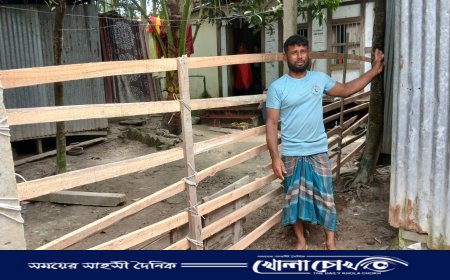 শ্রীনগরে বসতবাড়ীর সীমানা বিরোধে চলাচলের রাস্তায় বেড়া নির্মাণের অভিযোগ