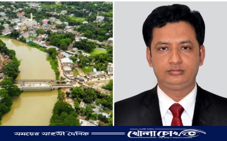 নগরকান্দায় ইউএনও দবির উদ্দিনের উদ্যোগে কুমার নদ দূষণমুক্ত