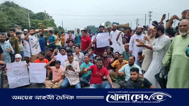 সীমানা পুনর্বিন্যাসের প্রতিবাদে বিজয়নগরে জামায়াতের বিক্ষোভ-অবরোধ