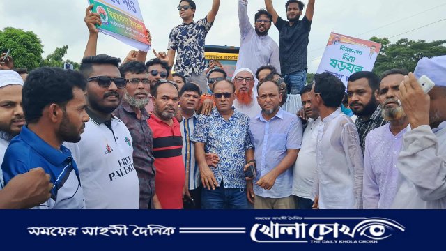 আসন পূর্ণবিন্যাসের প্রতিবাদে বিজয়নগরে চতুর্থ দিনের মতো ঢাকা–সিলেট মহাসড়ক অবরোধ
