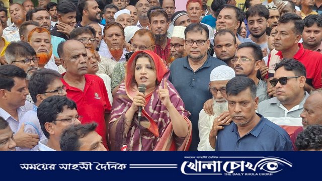 ফরিদপুরের নগরকান্দার রাজপথ কাঁপিয়ে বিএনপি-জামায়াতের বিশাল বিজয় মিছিল