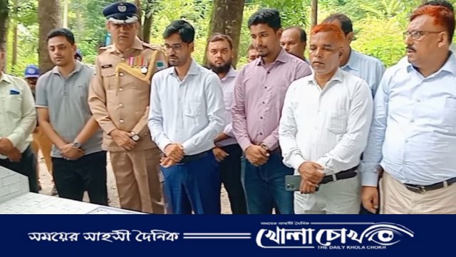ভাঙ্গায় জুলাই গণঅভ্যুত্থানের সর্বকনিষ্ঠ শহীদ আহাদসহ দুই শহীদের কবর জিয়ারত ও শ্রদ্ধাঞ্জলি