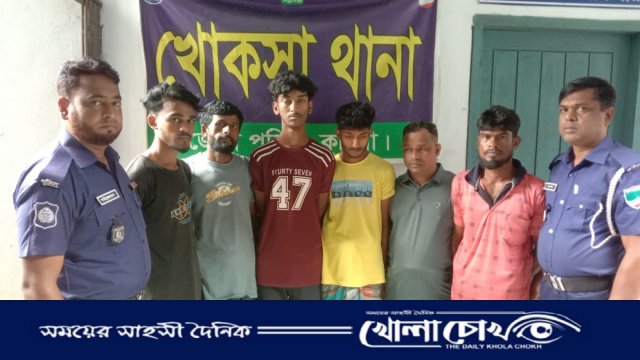 খোকসায় বিশেষ অভিযানে চুরিসহ ওয়ারেন্ট ভুক্ত  ৮ আসামি গ্রেফতার