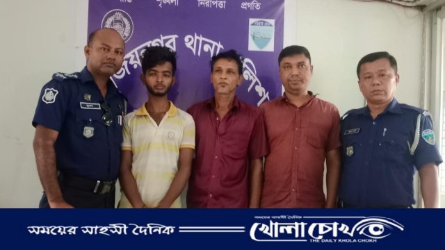 বিজয়নগরে স্বর্ণালংকার চুরির ঘটনায় ৩ চোর গ্রেফতার