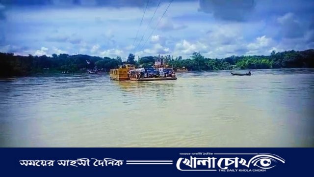 চার দিনের ভোগান্তি শেষে সচল চন্দ্রঘোনা-রাইখালী ফেরি