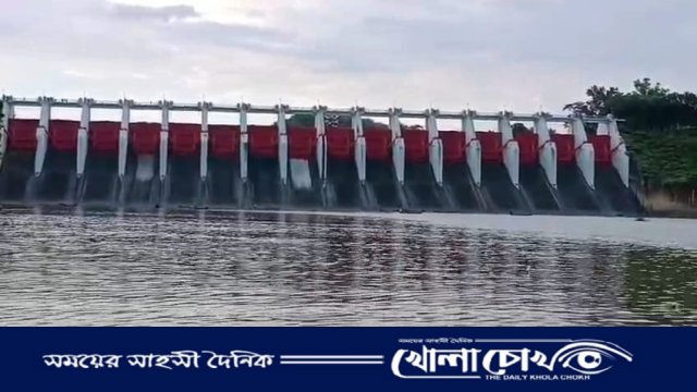 ৭ দিন পর বন্ধ কাপ্তাই বাঁধের ১৬ জলকপাট