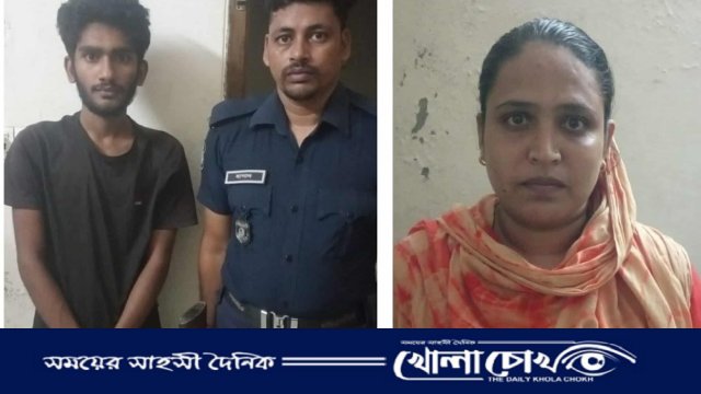 আগৈলঝাড়ায় নারী মাদক ব্যবসায়ীসহ দুইজন গ্রেপ্তার