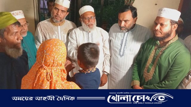 গাজীপুরে সাংবাদিক তুহিন হত্যা : শোকাহত পরিবারের পাশে জামায়াত