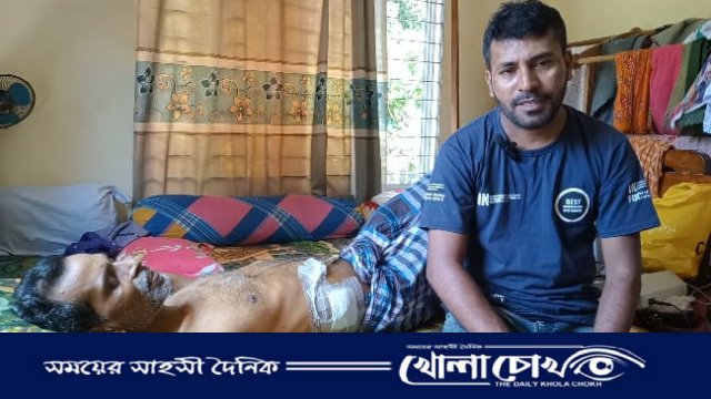 লিভার ক্যান্সারে আক্রান্ত হয়ে মৃত্যুর দ্বারপ্রান্তে পল্লী চিকিৎসক রিয়াজুল করিম