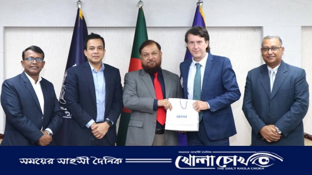 সিআইডি প্রধানের সাথে এফবিআই প্রতিনিধি দলের সৌজন্য সাক্ষাৎ