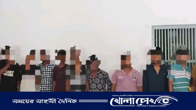 আশুলিয়ায় ডাকাতির প্রস্তুতিকালে দেশীয় অস্ত্রসহ ৯ জন ডাকাত গ্রেফতার