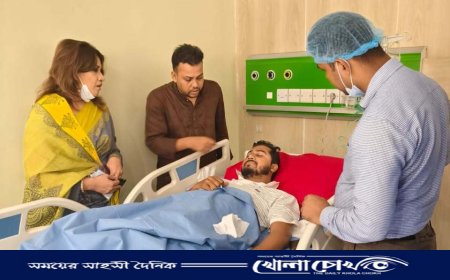 নুরুল হককে দেখতে হাসপাতালে গেলেন শামা ওবায়েদ