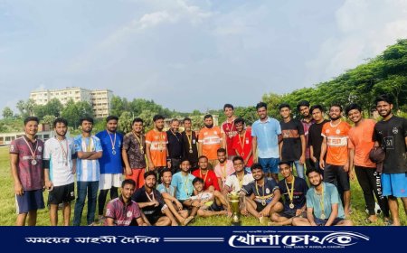 কুবিতে ব্যবস্থাপনা শিক্ষা বিভাগের ফুটবল টুর্নামেন্টে চ্যাম্পিয়ন ১৬তম আবর্তন