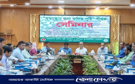 পিরোজপুরে ‘সুস্বাস্থ্যের জন্য ফলিত পুষ্টি’ শীর্ষক সেমিনার অনুষ্ঠিত