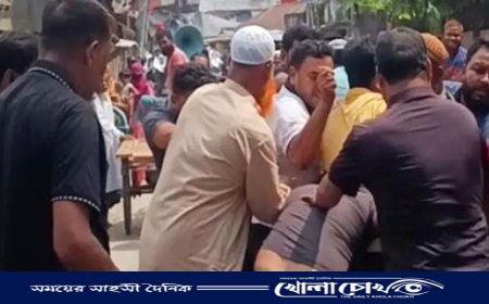 ফরিদপুরের আলফাডাঙ্গা থানা চত্বরেই যুবদল-স্বেচ্ছাসেবক দল নেতার ধুন্ধুমার