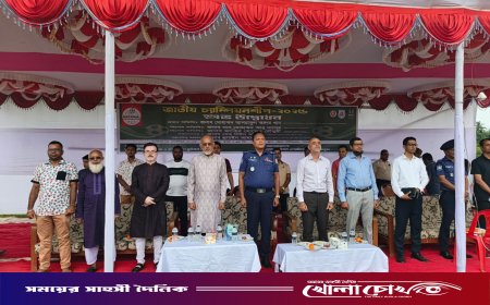 পিরোজপুরে জাতীয় ফুটবল চ্যাম্পিয়নশিপ-২০২৫ এর বর্ণাঢ্য উদ্বোধন