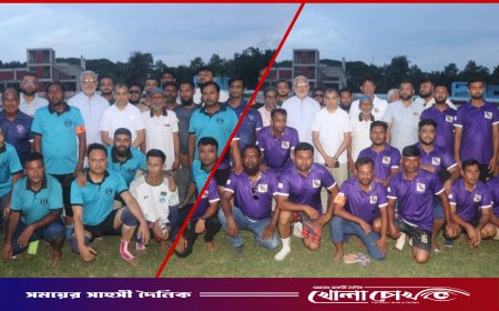 মাগুরা আন্তঃ প্রেসক্লাব ফুটবল টুর্নামেন্টে শালিখা চ্যাম্পিয়ন