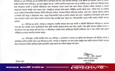 ফরিদপুরের ভাঙ্গায় আলগী ও হামিরদী ইউনিয়ন পুনর্বিবেচনার আবেদন জানালেন জেলা প্রশাসক