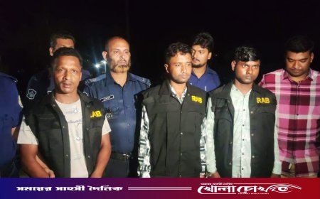 আগৈলঝাড়ায় ভুয়া র‌্যাব পরিচয়ে ছিনতাই, শ্রমিক দল নেতাসহ গ্রেপ্তার ৩